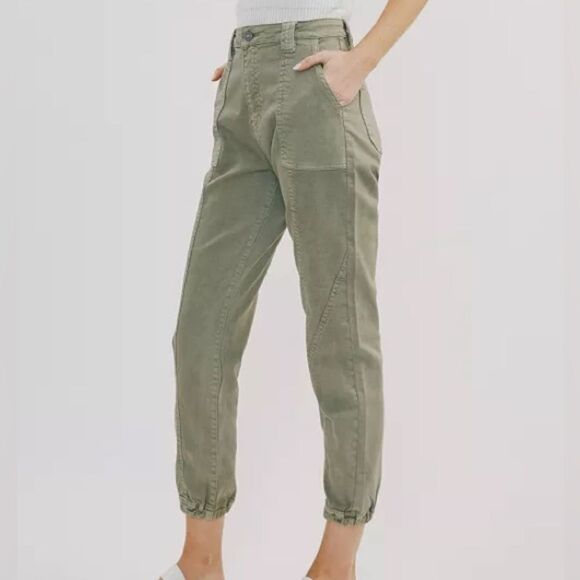 Kancan Stylish Green Cargo Pants sz 5/26 - Picture 5 of 12